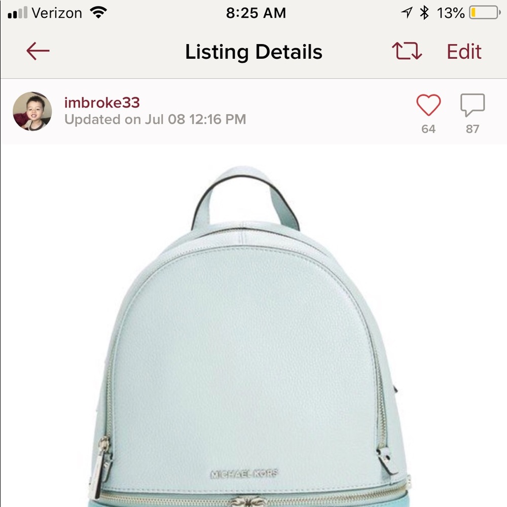 michael kors backpack